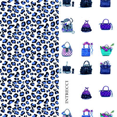 TWILLY BANDEAU SILK TWILL PRINT DESIGN