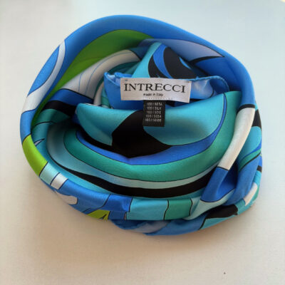 SCARF PRINT SILK TWILL