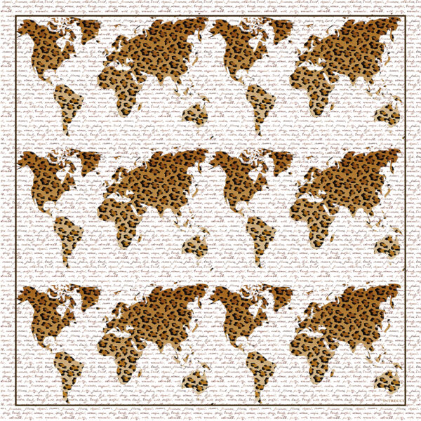 SCARF MAXI FOULARD WILD WORLD