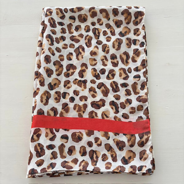 PRINT SCARF SILK GAUZE