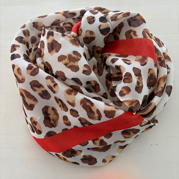SCARF PRINT SILK GAUZE
