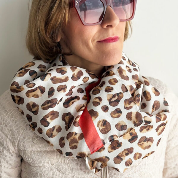 PRINT SCARF DESIGN SILK GAUZE