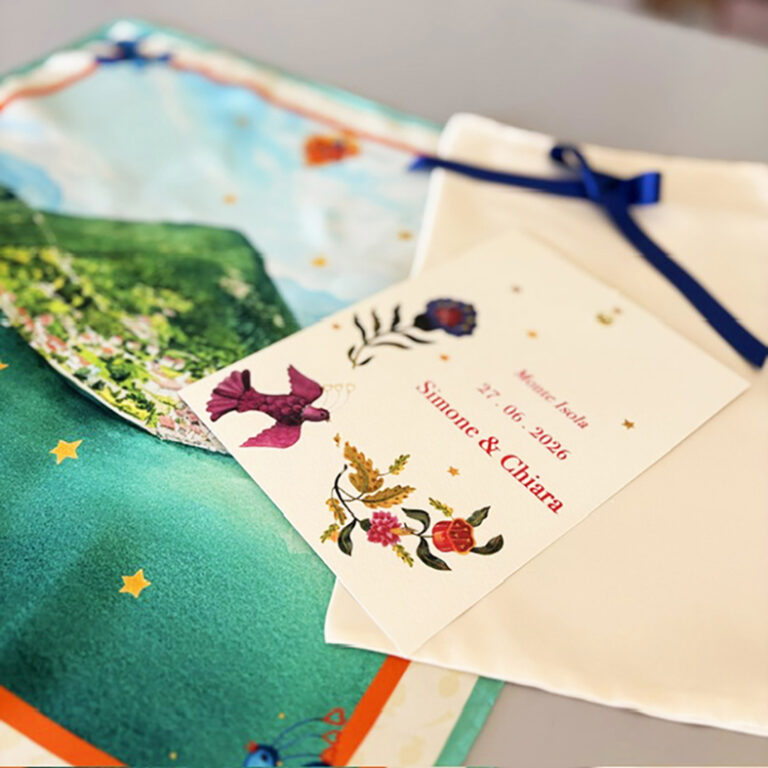 WEDDING SCARF & PACKAGING