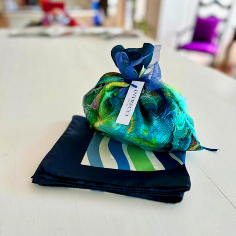 SCARF MADE BY A CUSTOMER FOR AN EVENT